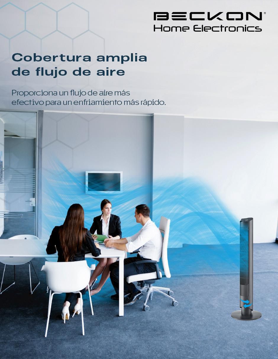 Ventilador de torre con control remoto 3 velocidades 6