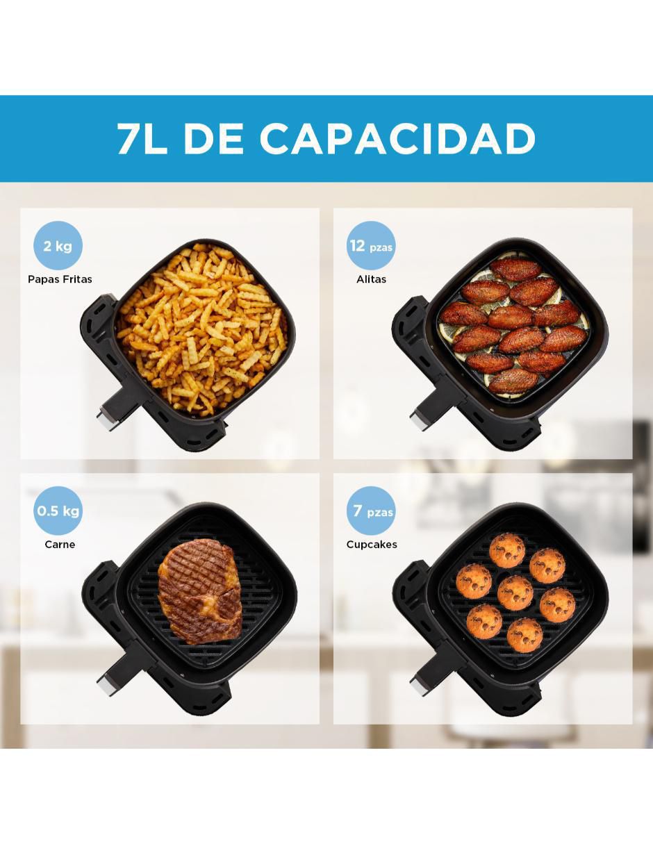 Freidora de aire Midea Xpress Chef Pro 7 L Maf7Dstbsk