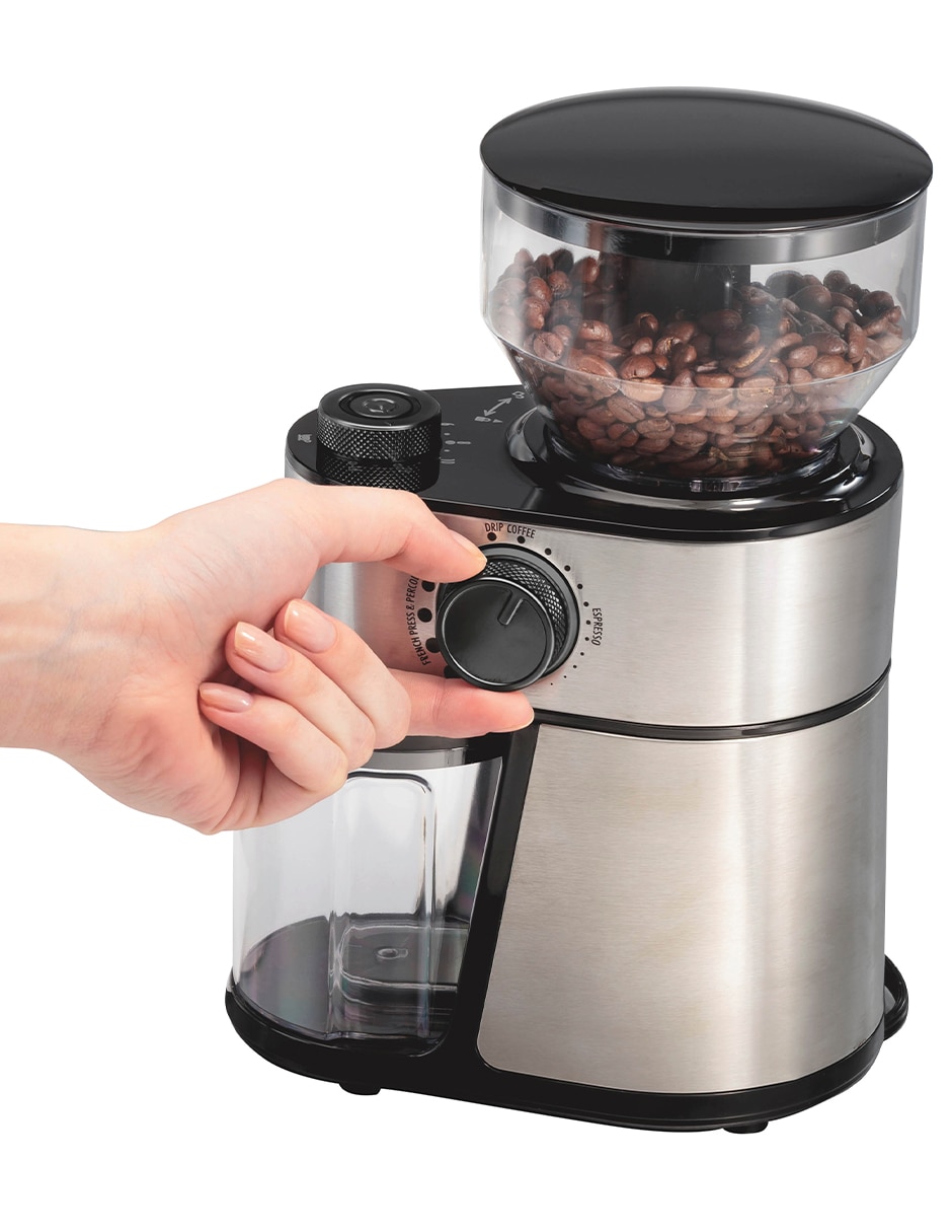 Molino para café Hamilton beach de acero inoxidable
