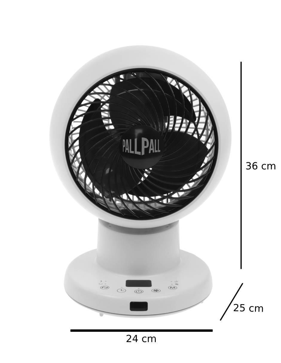 Ventilador de mesa Pallpall con control remoto 5 velocidades
