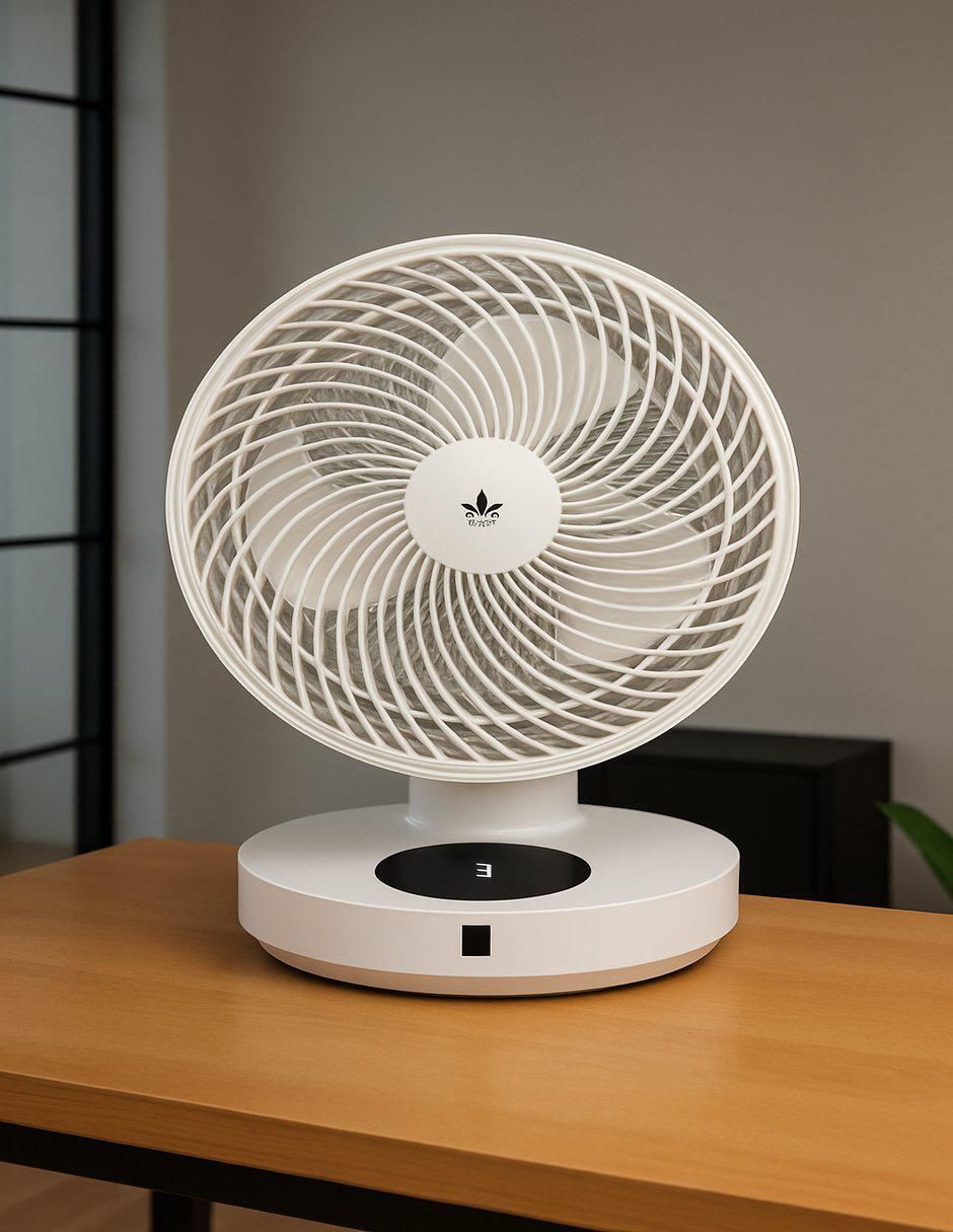 Ventilador de mesa con control remoto 12 velocidades 4