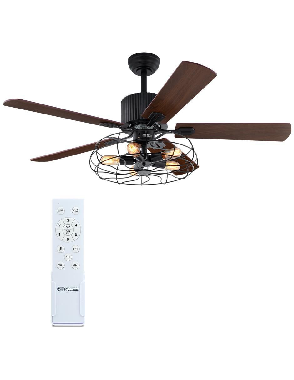 Ventilador de techo Esquimal con control remoto 6 velocidades