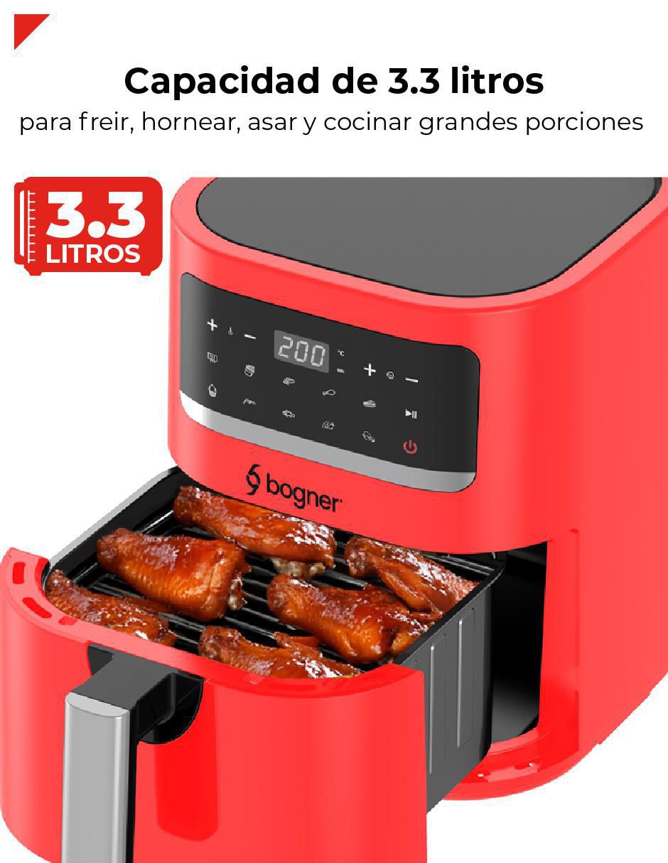 Freidora de aire con compartimento único 3.3 L baf03 Freidora de aire con compartimento único 3.3 L baf03