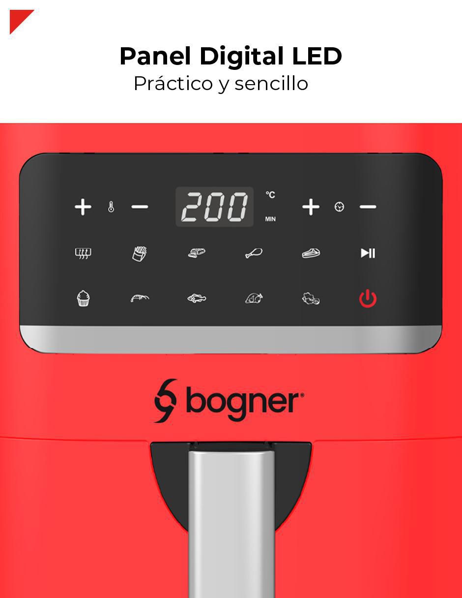 Freidora de aire con compartimento único Bogner 3.3 L baf03