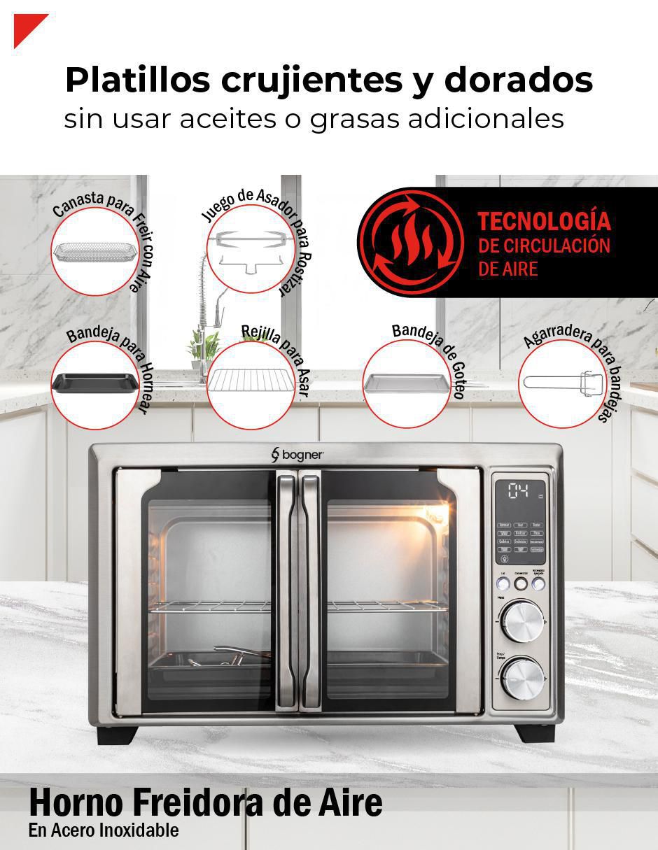 Horno eléctrico freidora BAF300 30 L