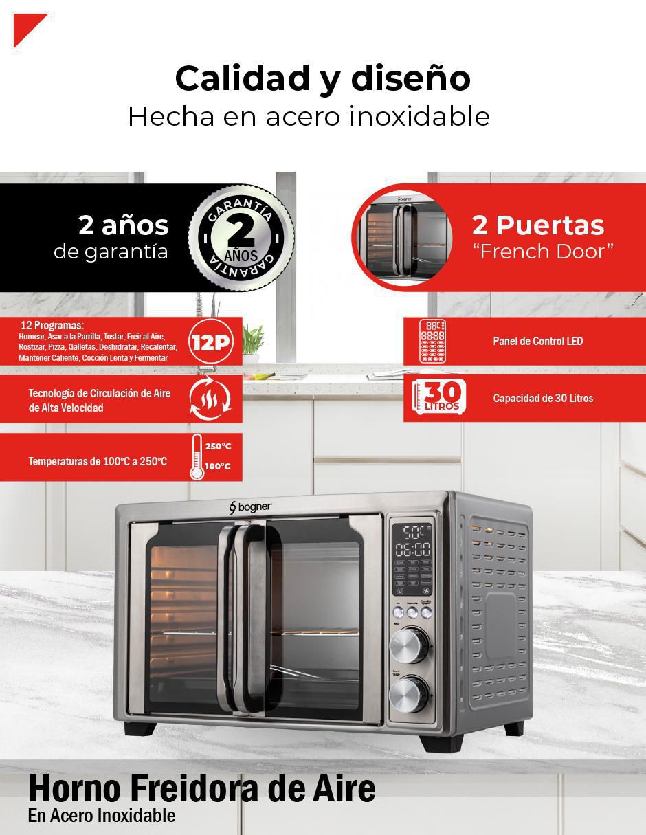 Horno eléctrico freidora BAF300 30 L