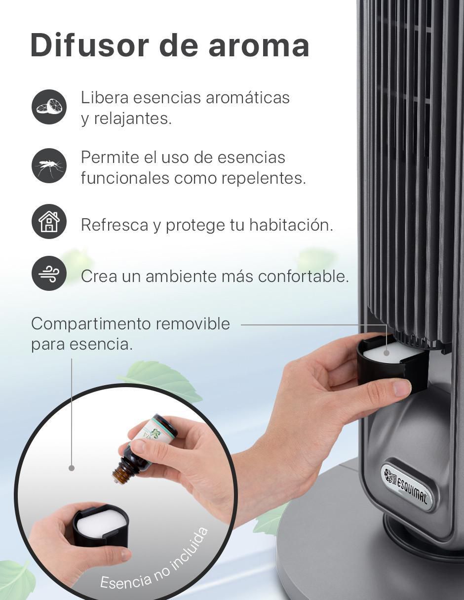 Ventilador de torre Esquimal con control remoto 2 velocidades