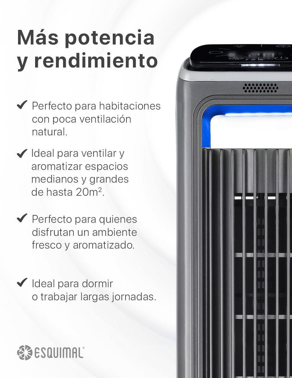 Ventilador de torre Esquimal con control remoto 2 velocidades