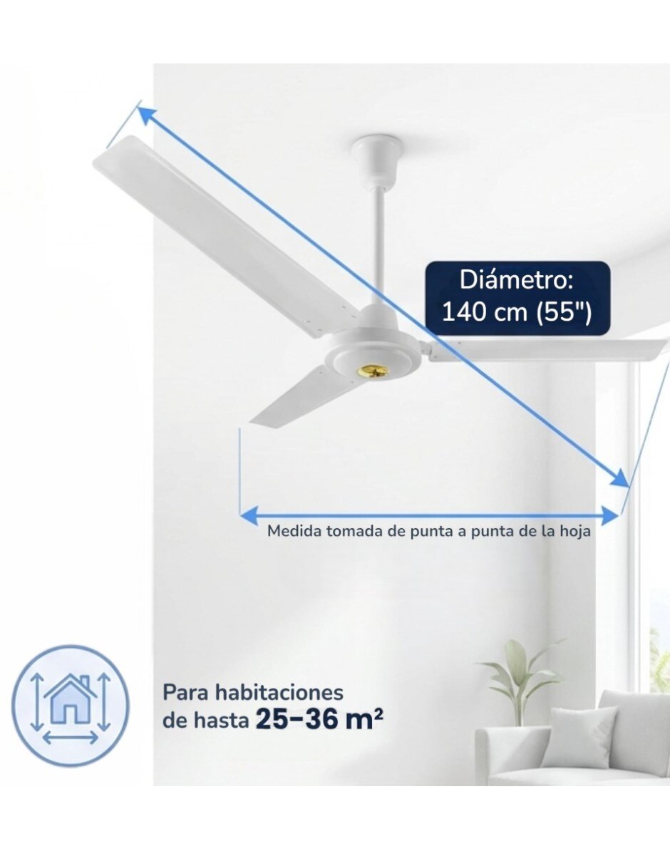 Ventilador de techo sí 5 "velocidades" 7