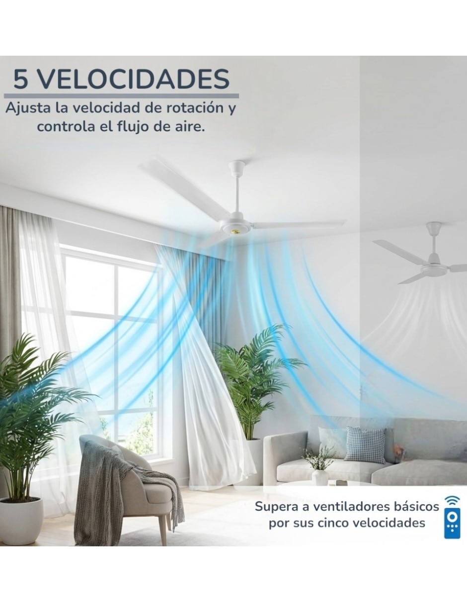 Ventilador de techo sí 5 "velocidades" 4