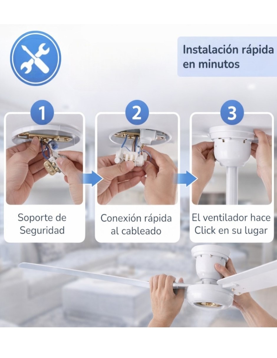 Ventilador de techo sí 5 "velocidades" 5