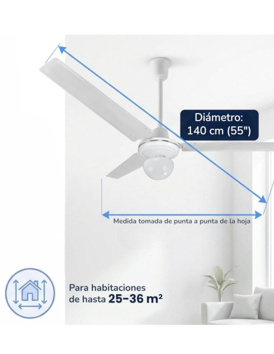 Ventilador de techo sí 5 "velocidades" 6