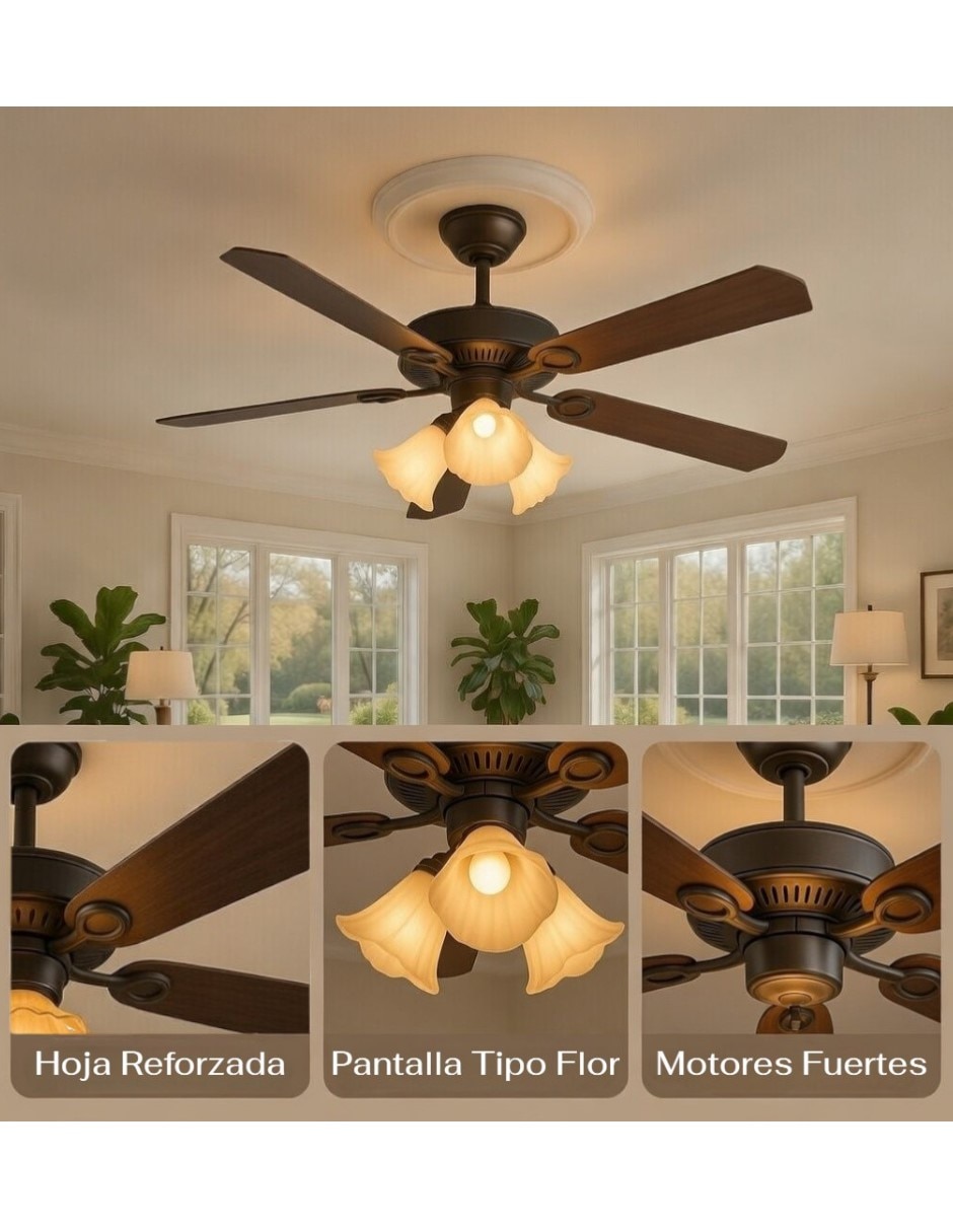 Ventilador de techo sí 6 "velocidades" 4