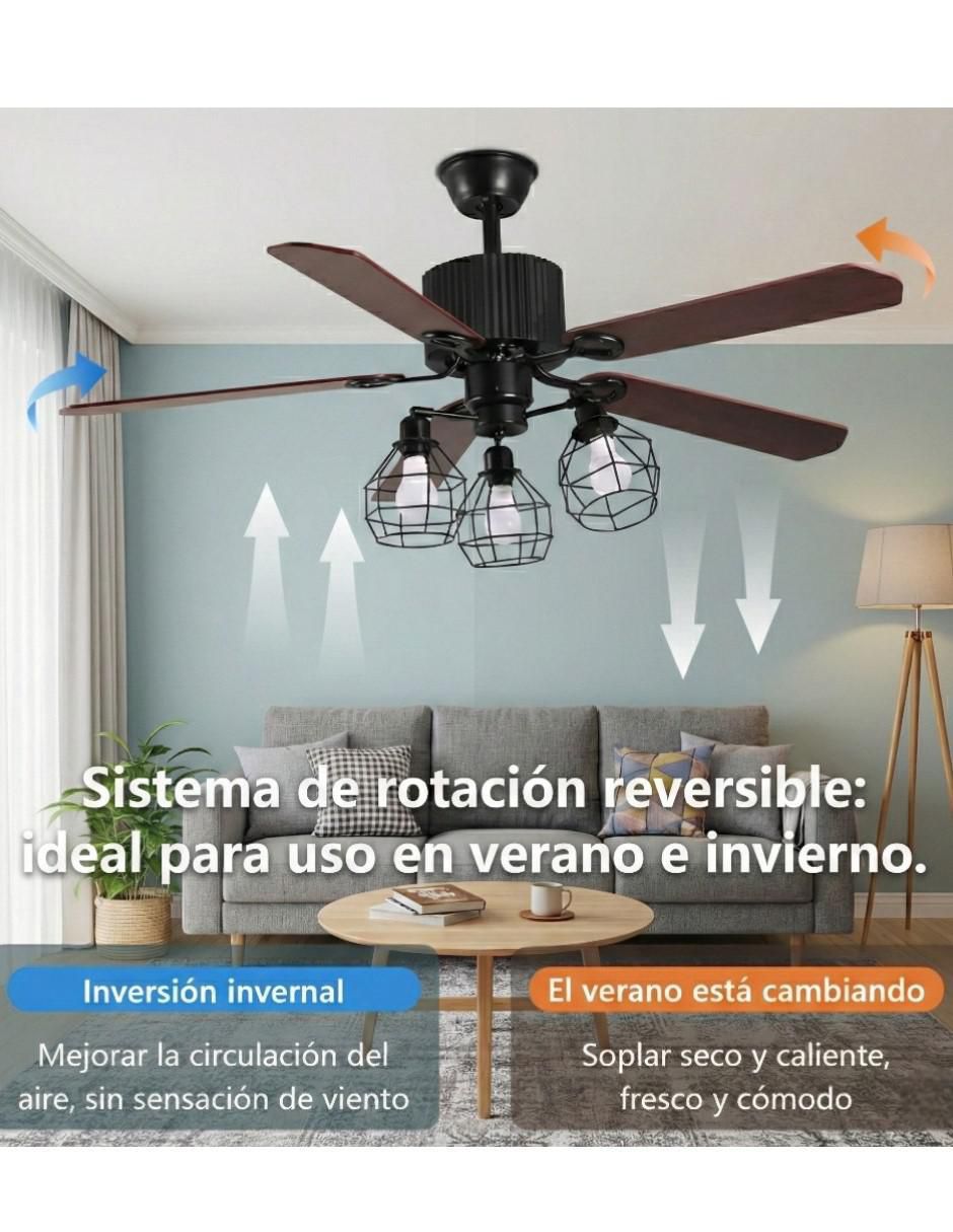 Ventilador de techo sí 6 "velocidades" 2