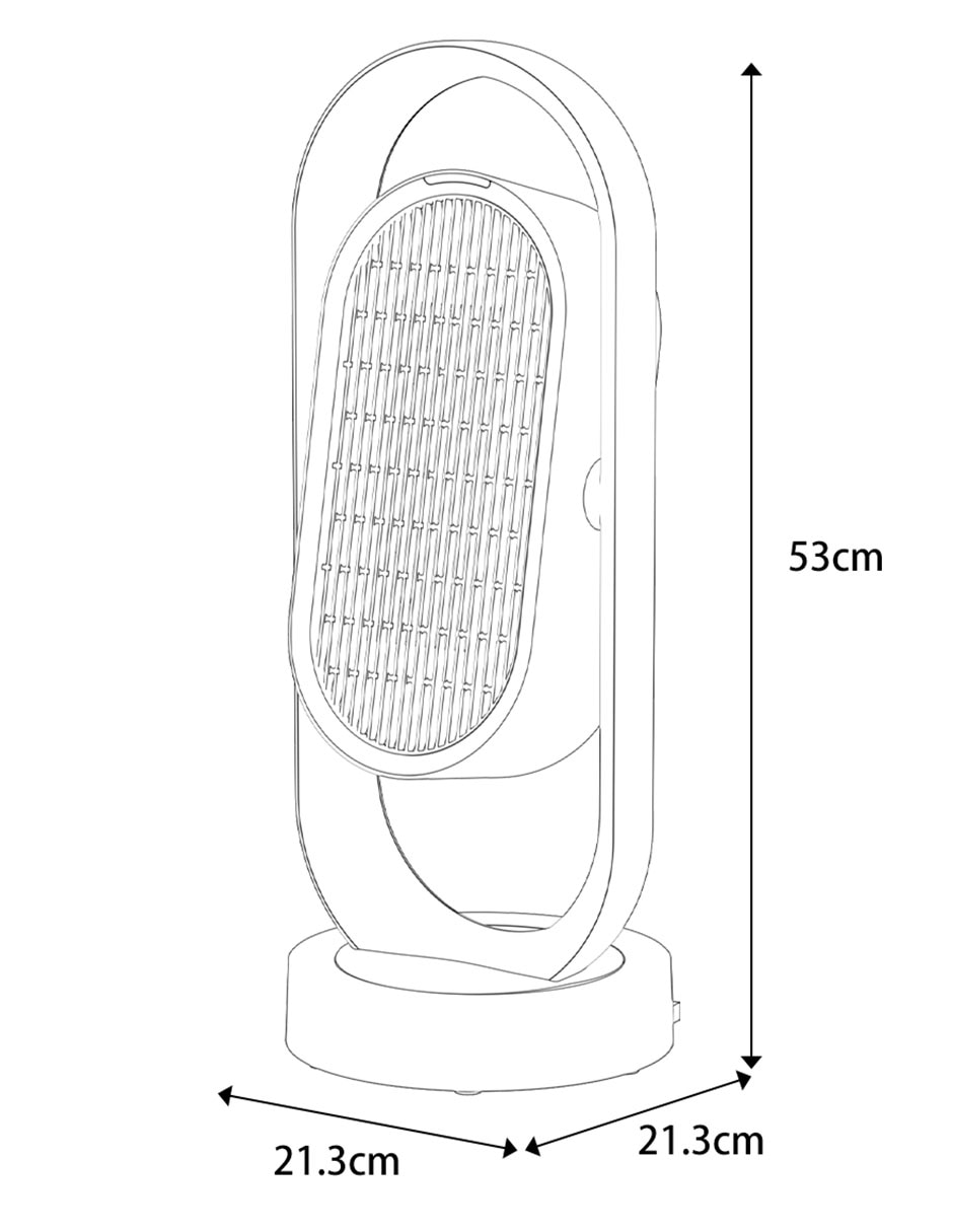 Calefactor portátil torre eléctrico Heuman Brand de 120 V