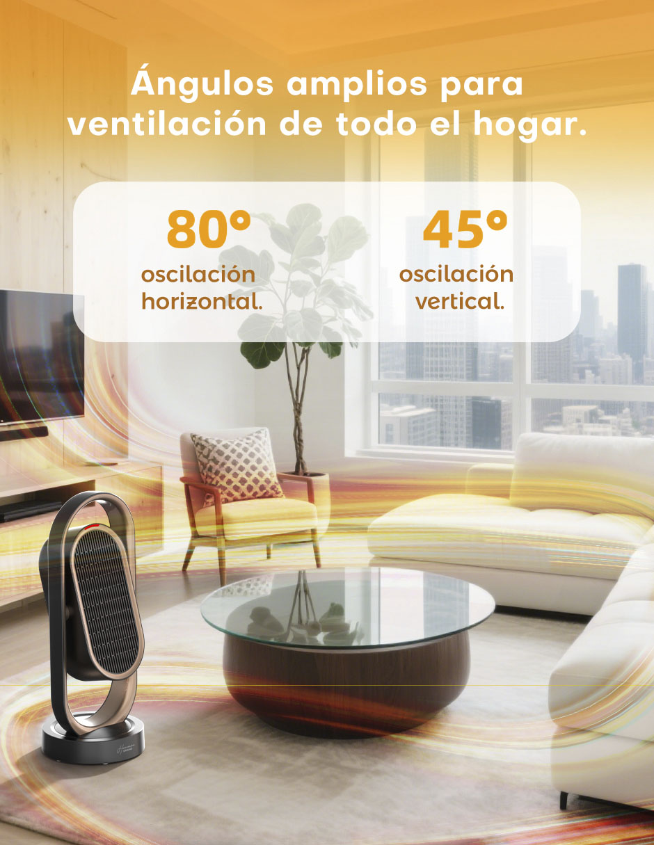Calefactor portátil torre eléctrico Heuman Brand de 120 V