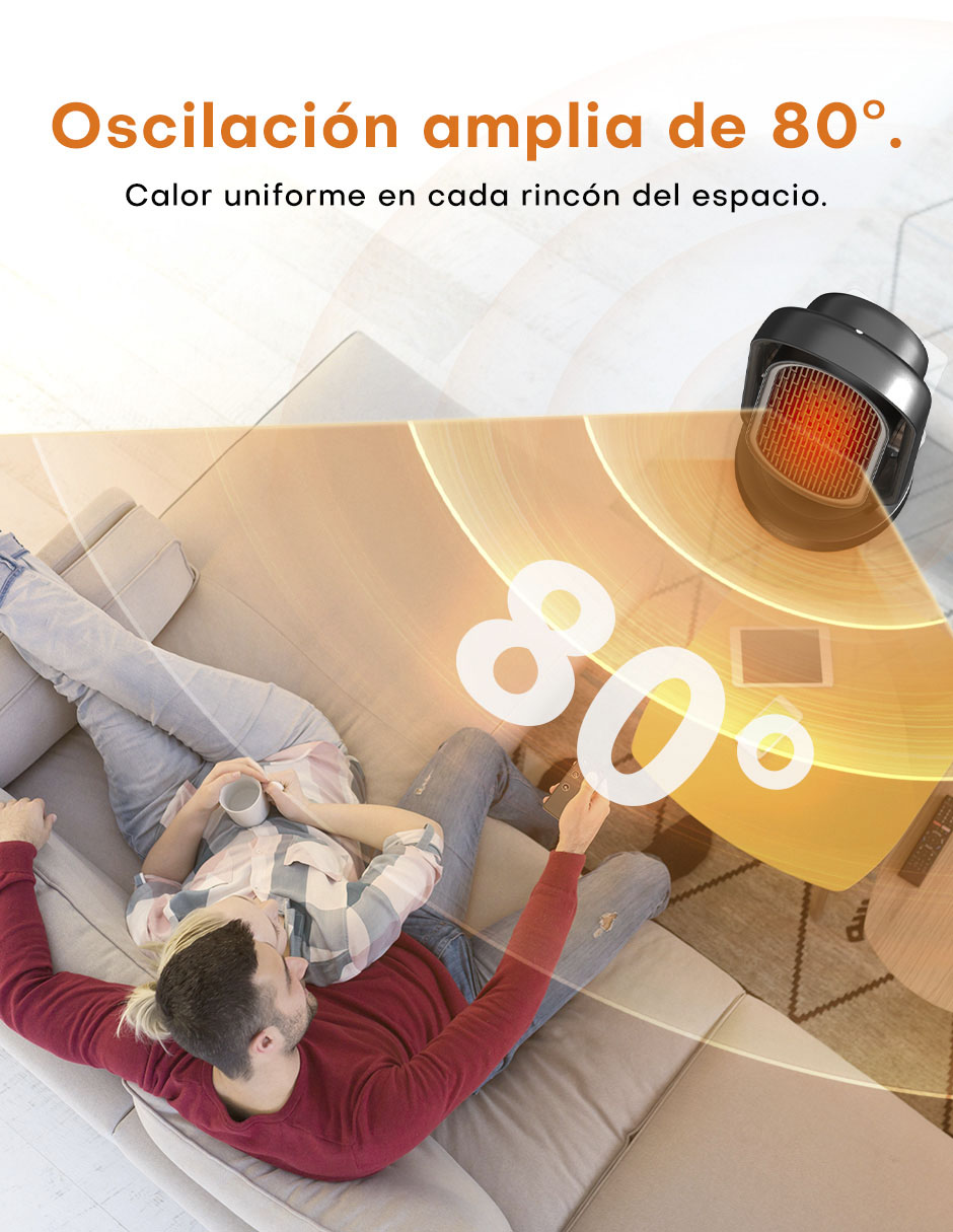 Calefactor portátil torre eléctrico Heuman Brand de 120 V