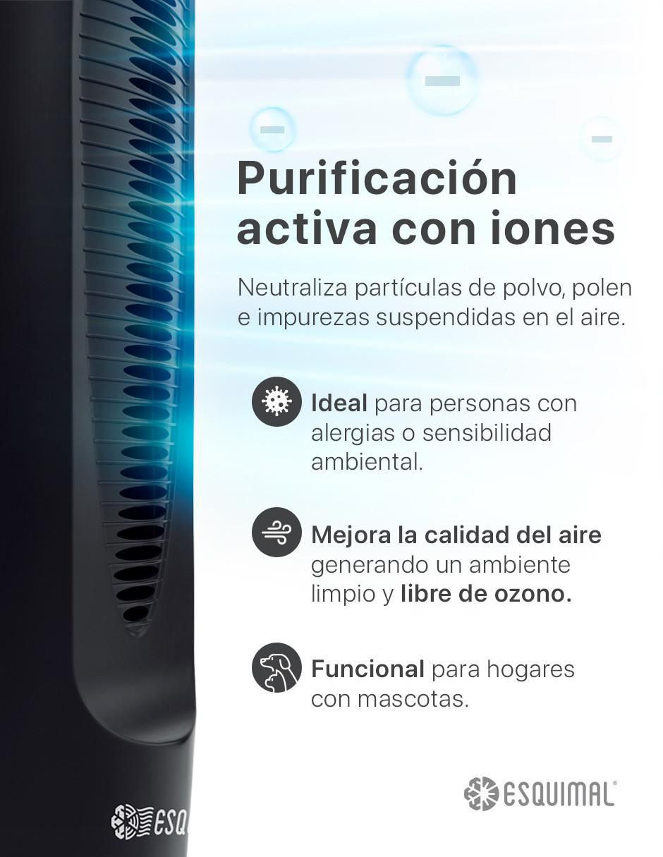 Ventilador de torre Esquimal con control remoto 3 velocidades