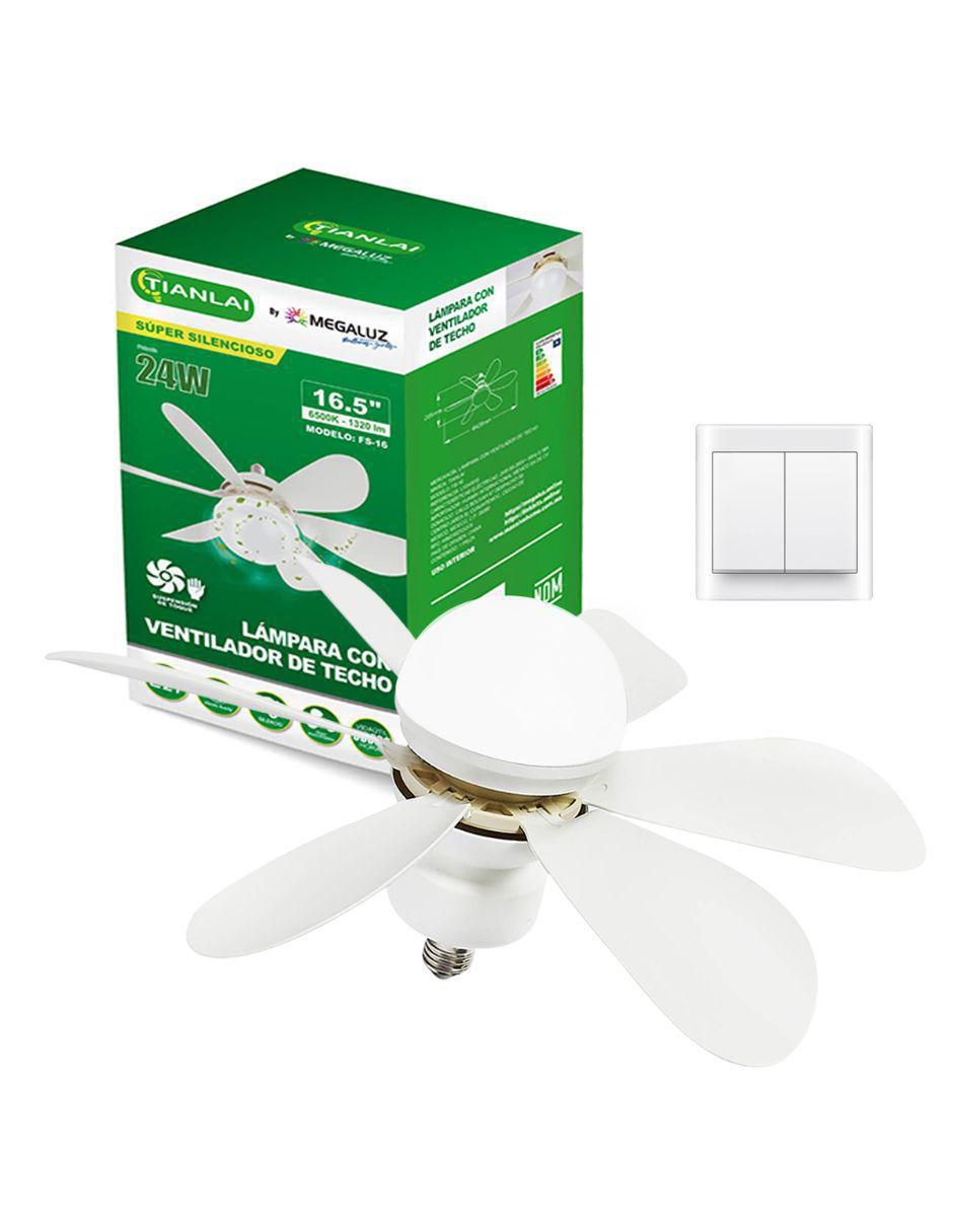 Ventilador de techo 1 velocidad