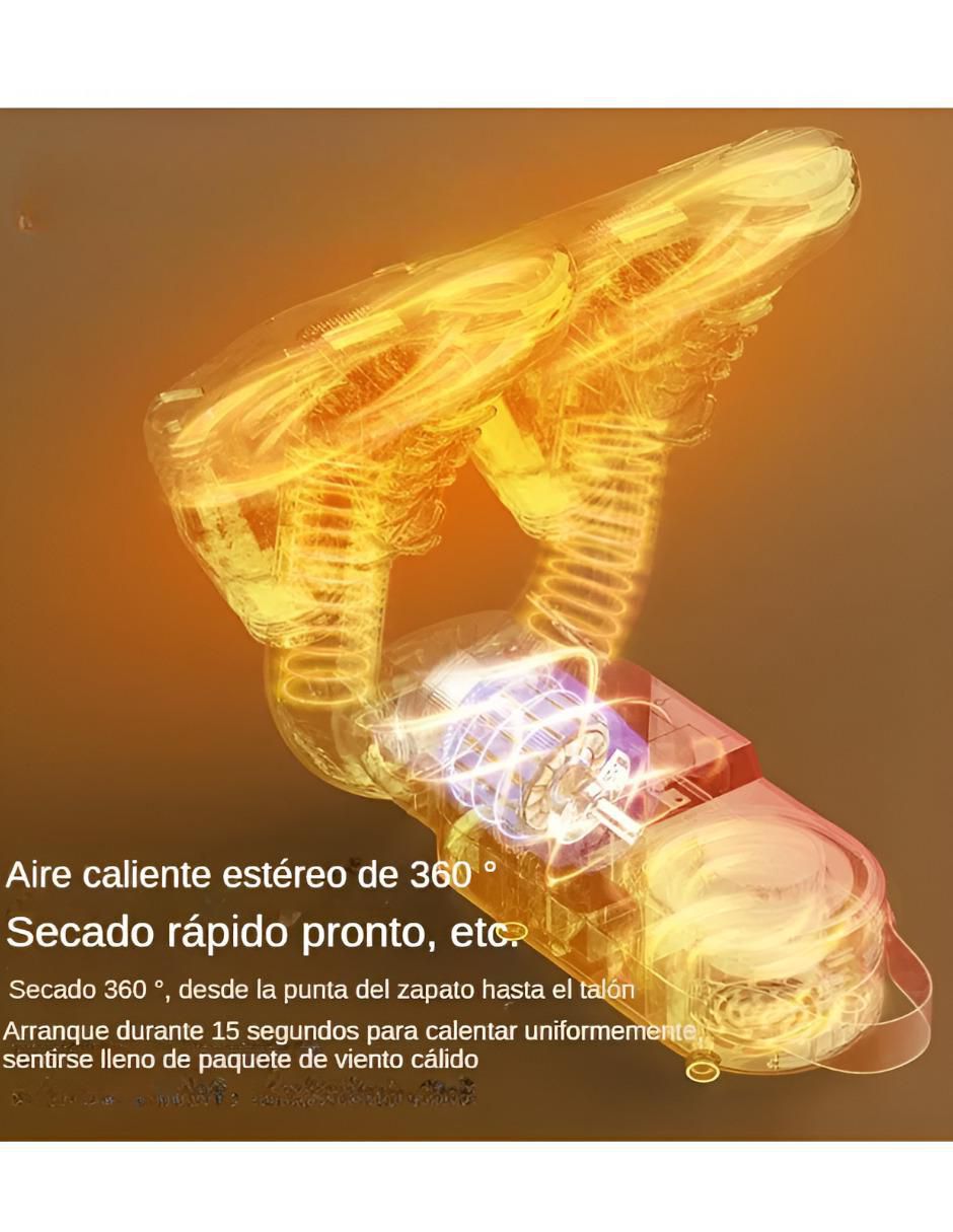 Secador para calzado eléctrico para 1 par