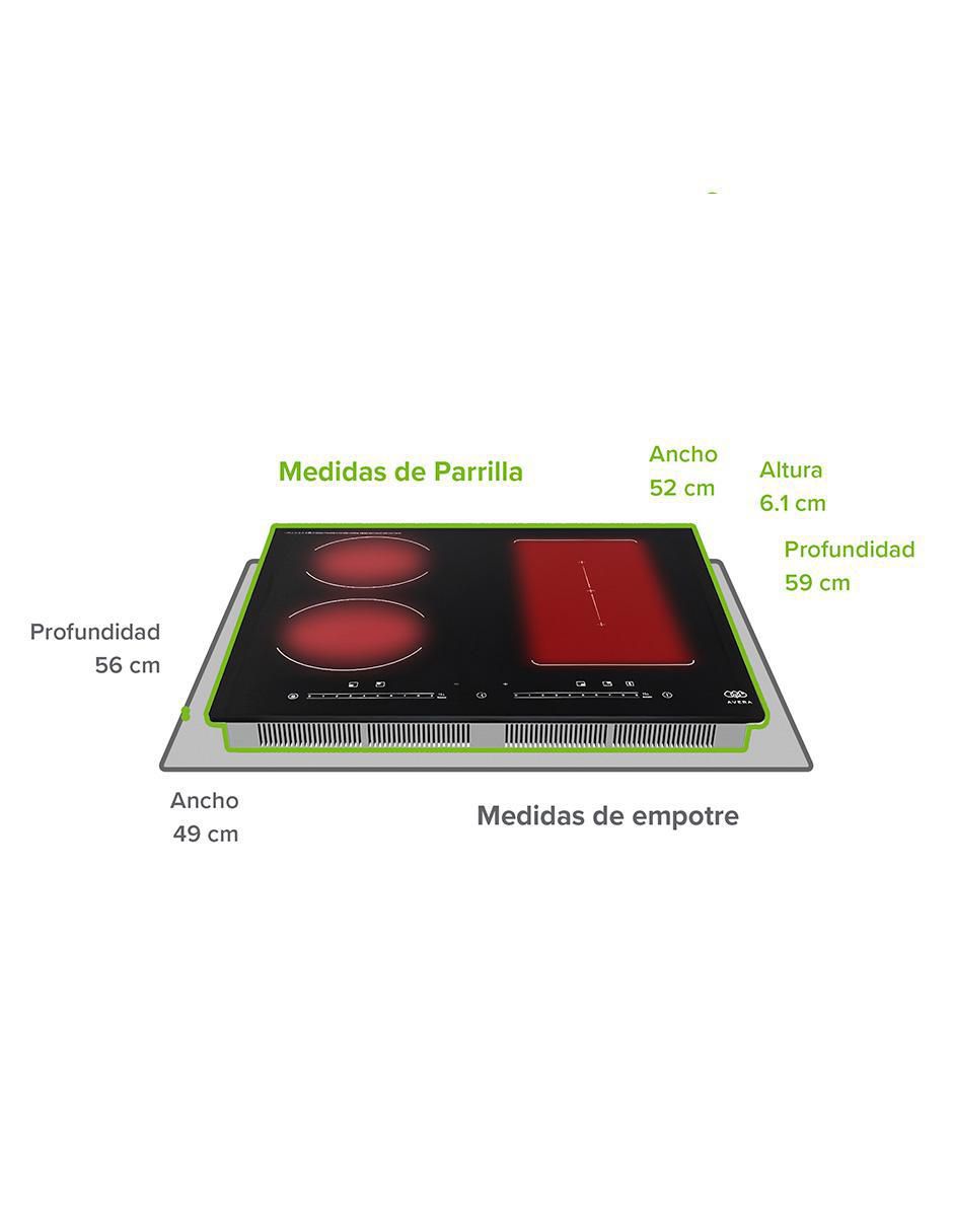 Parrilla de inducción PIVF1 de vidrio 8