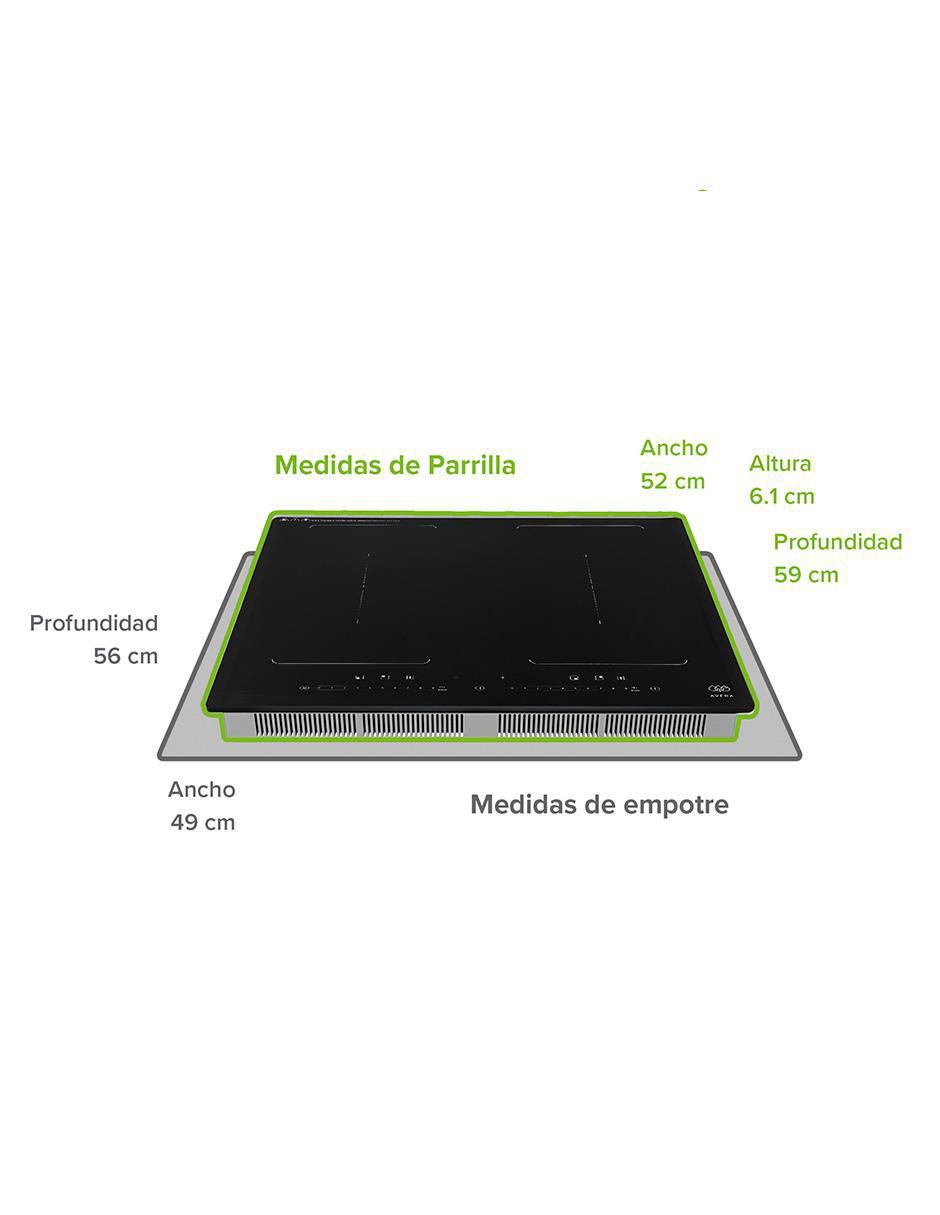 Parrilla de inducción Avera PIVF2 de vidrio