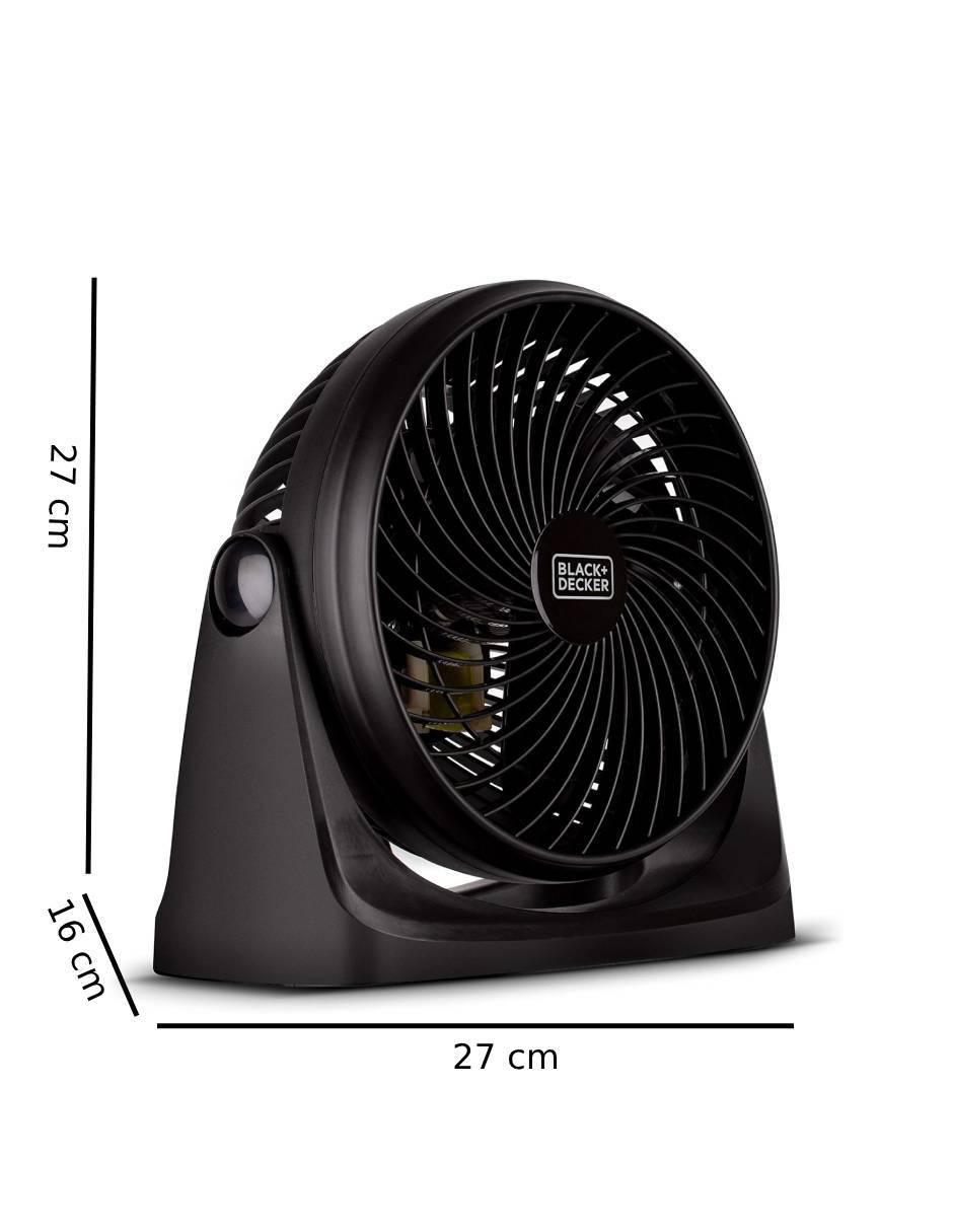 Ventilador de mesa Black + Decker 3 velocidades