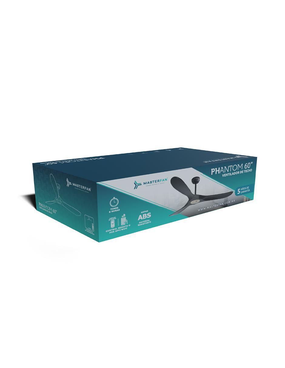 Ventilador de techo Masterfan con control remoto 3 velocidades