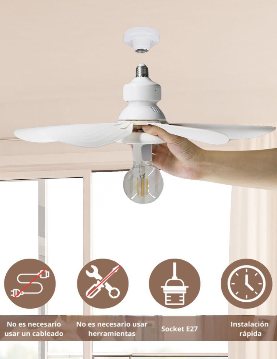 Ventilador de techo 1 velocidad