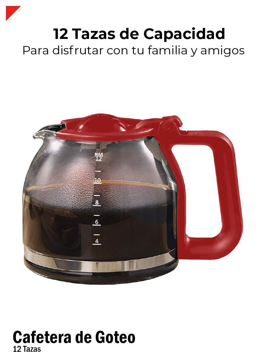 Cafetera de goteo Bogner bdcm12r