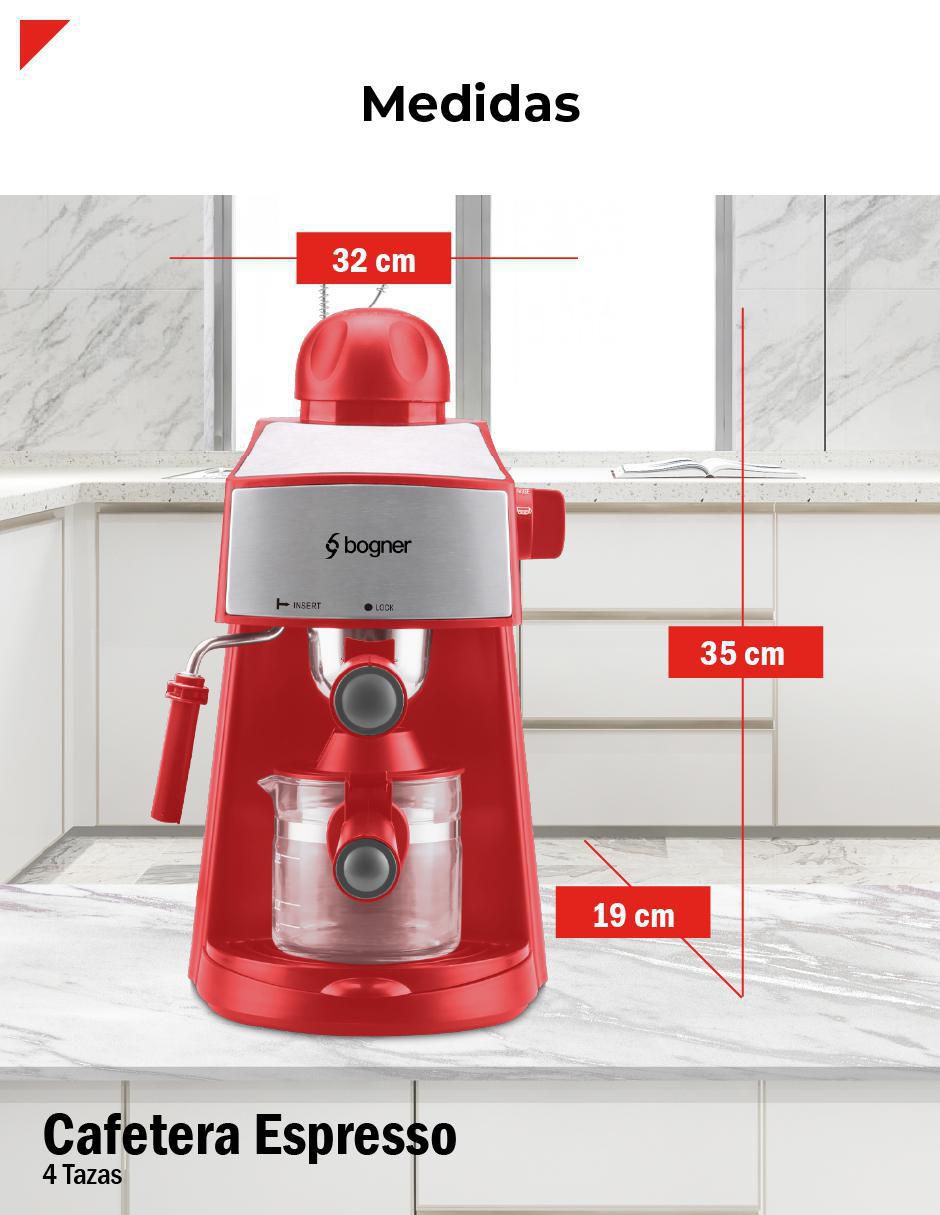 Cafetera espresso Bogner bcm35r