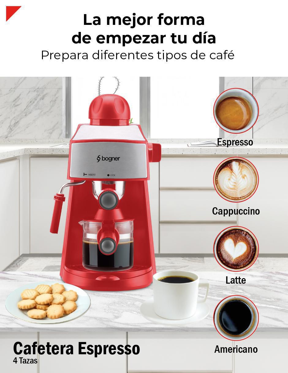 Cafetera espresso Bogner bcm35r