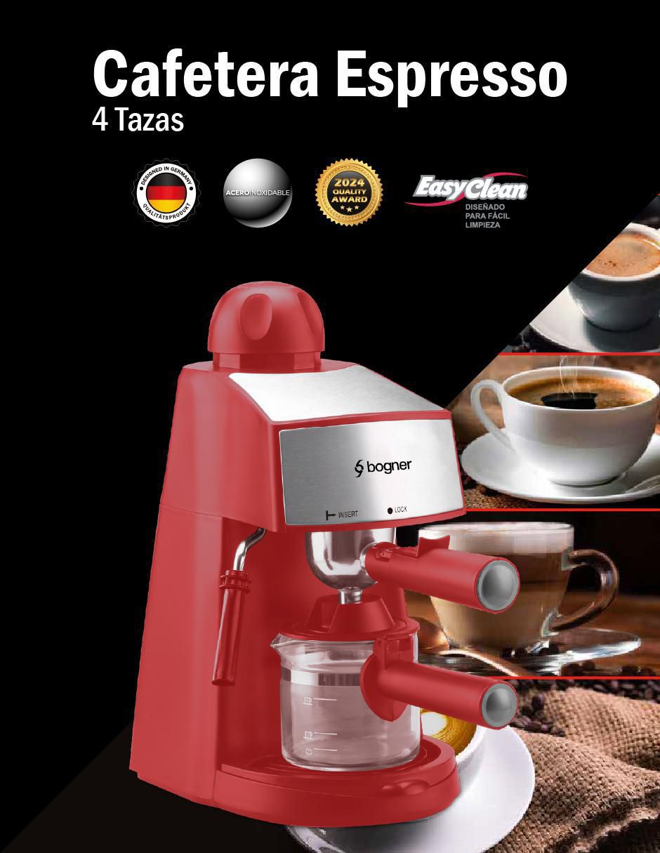 Cafetera espresso Bogner bcm35r