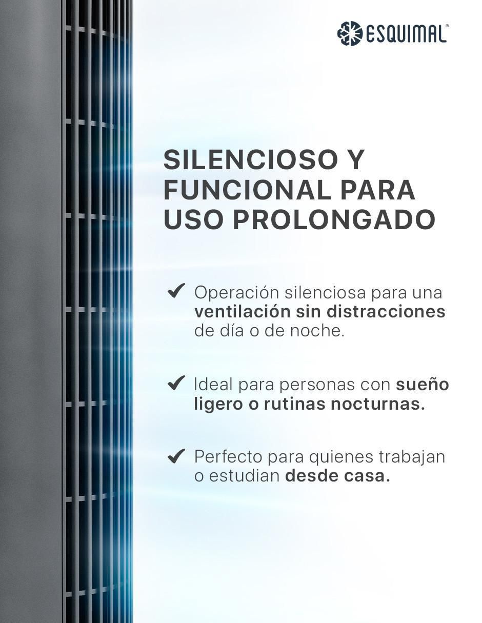Ventilador de torre con control remoto 3 velocidades 6