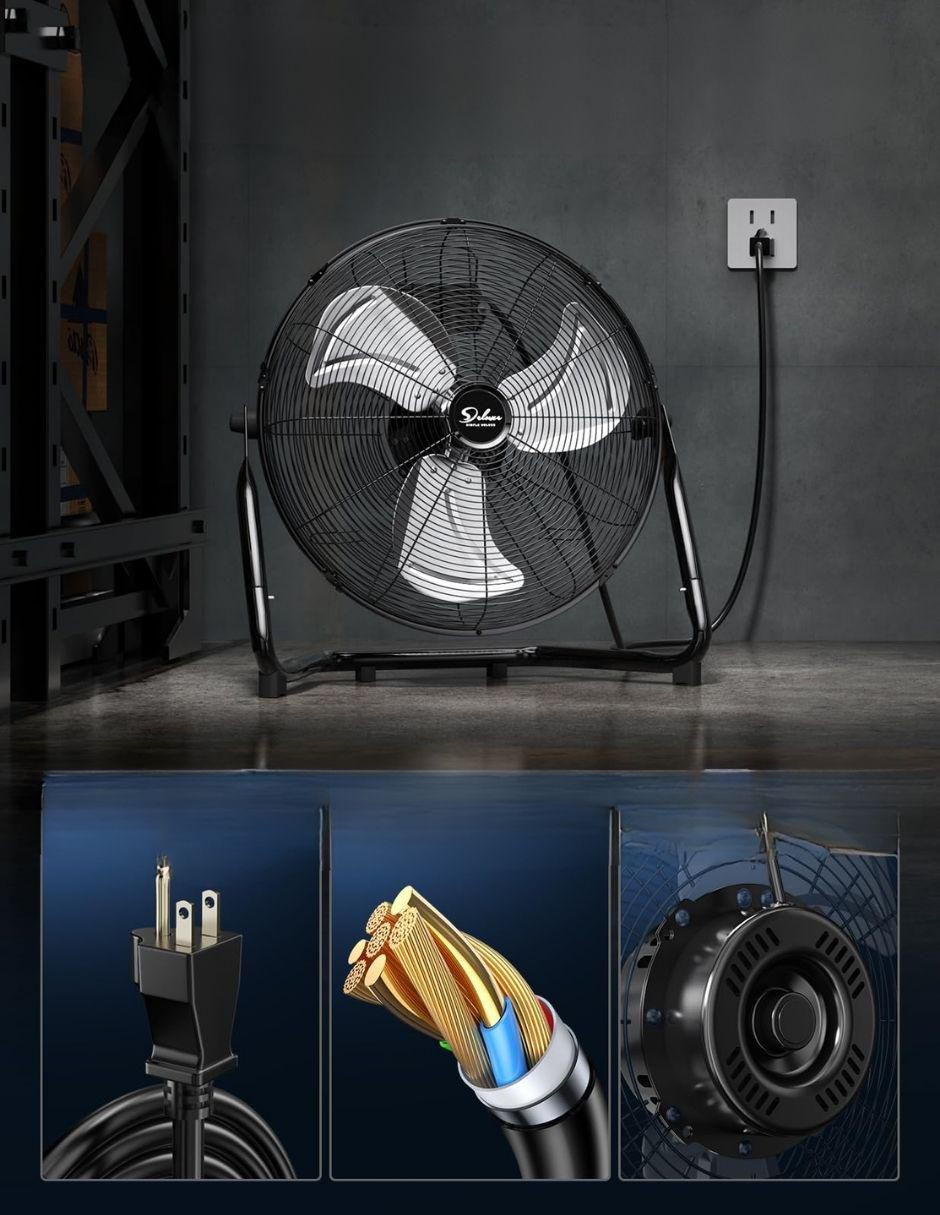 Ventilador industrial 3 velocidades