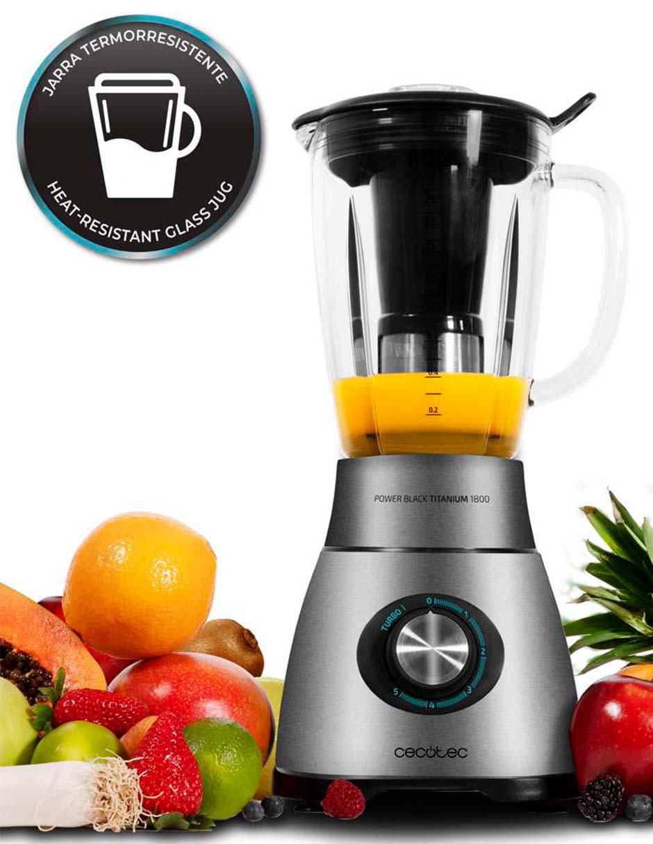 Licuadora Cecotec Power Black Titanium 2500MAX 5 velocidades
