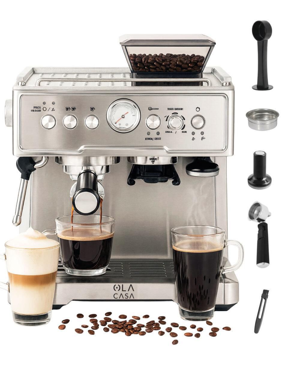 Cafetera con molino cafetera expreso 1