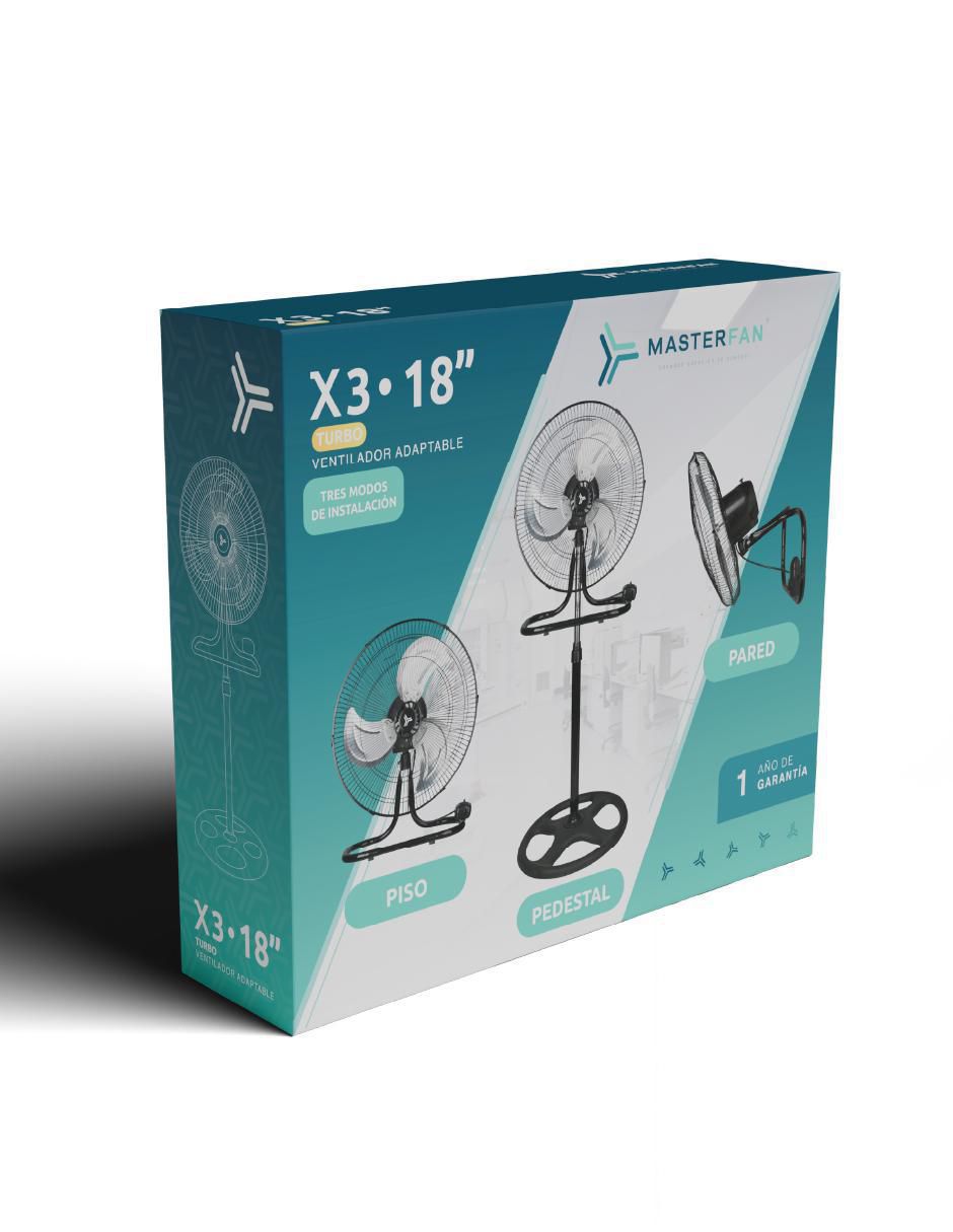 Ventilador 3 en 1 3 velocidades 6