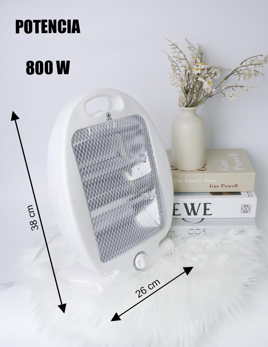 Calefactor de cuarzo portátil eléctrico de 127 V 4