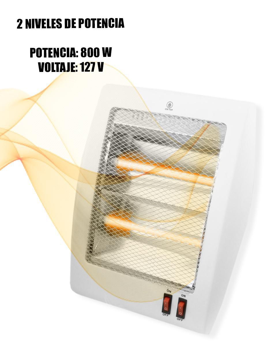 Calefactor de cuarzo portátil eléctrico CM Top de 127 V