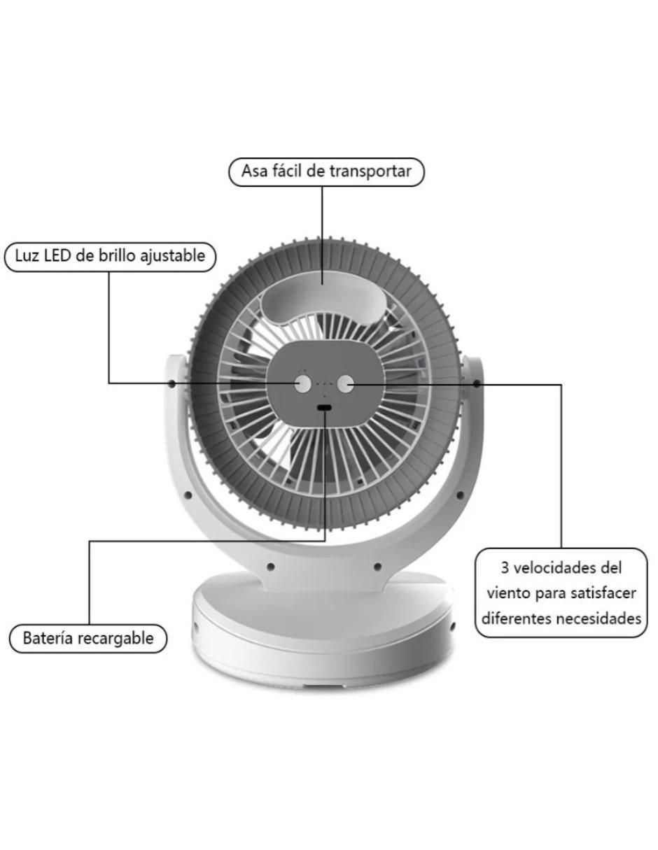 Ventilador de mesa Cm Top 3 velocidades