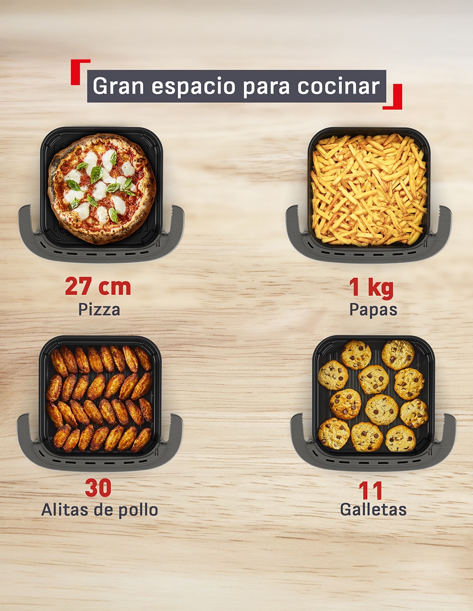 Freidora de aire T-Fal XL Surface 1 L FW401HX0