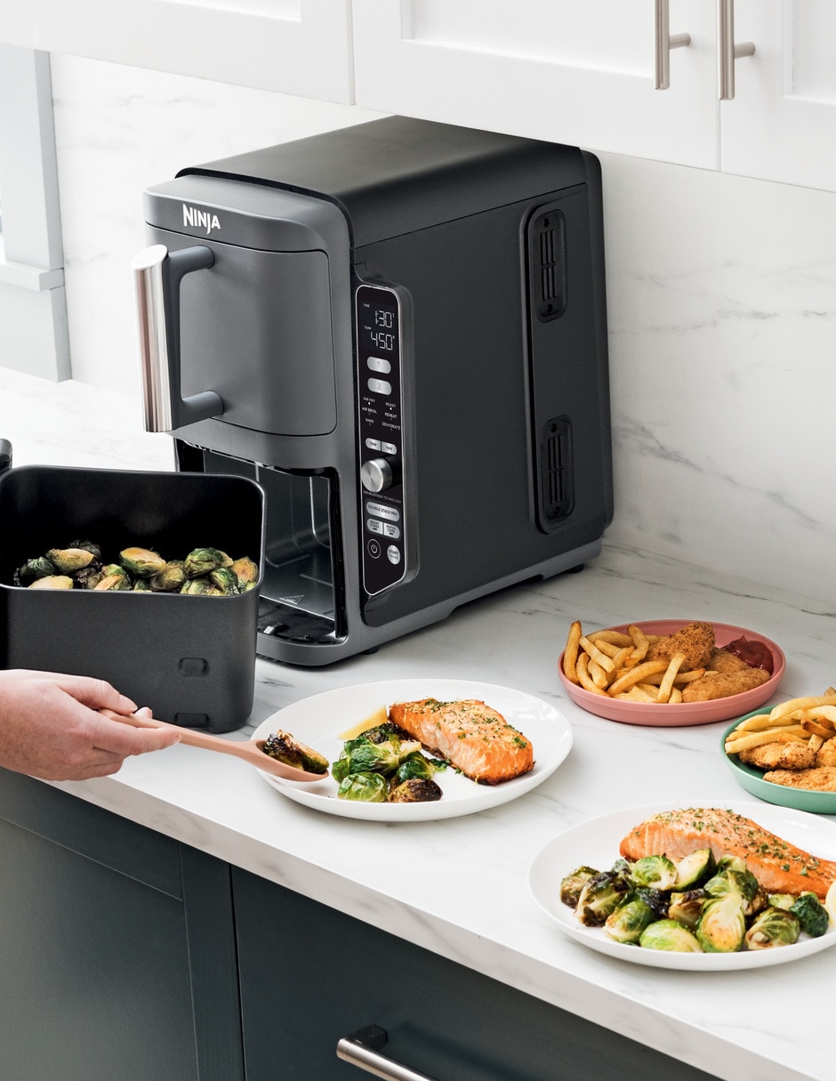 Freidora de aire con compartimento doble Doublestack 9.5 L SL401LAA 3