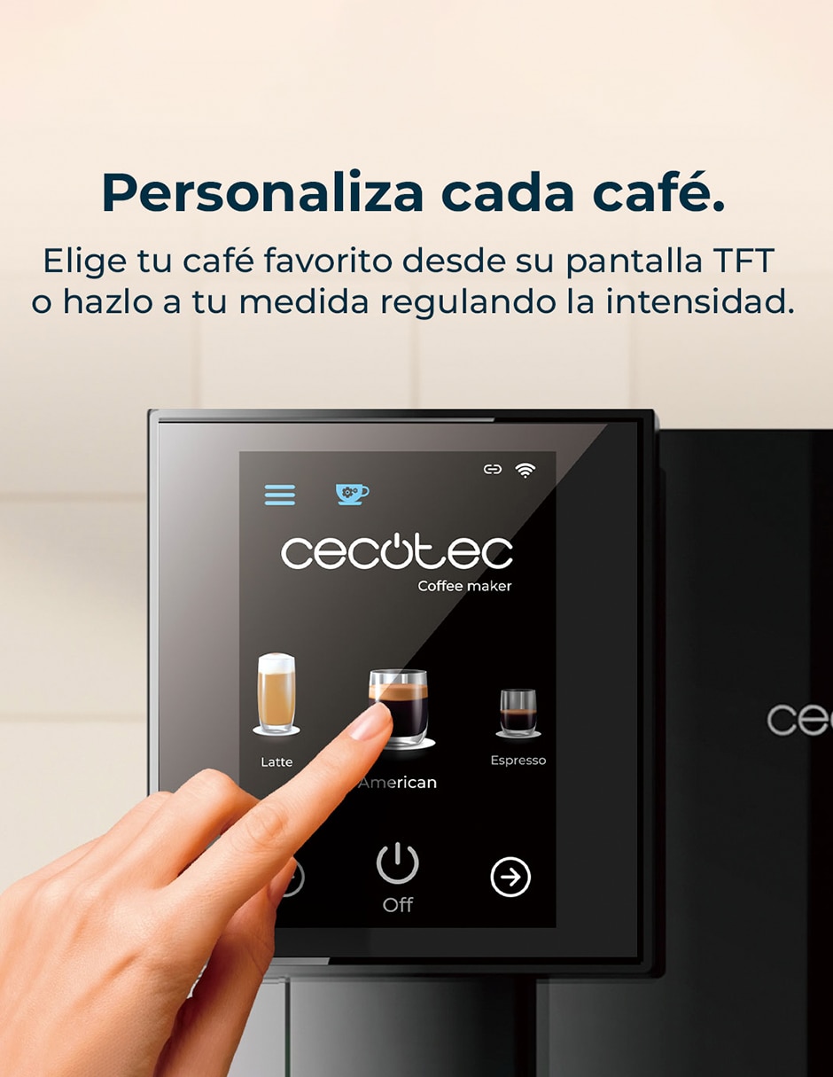 Cafetera con molino cecotec a01am01001460