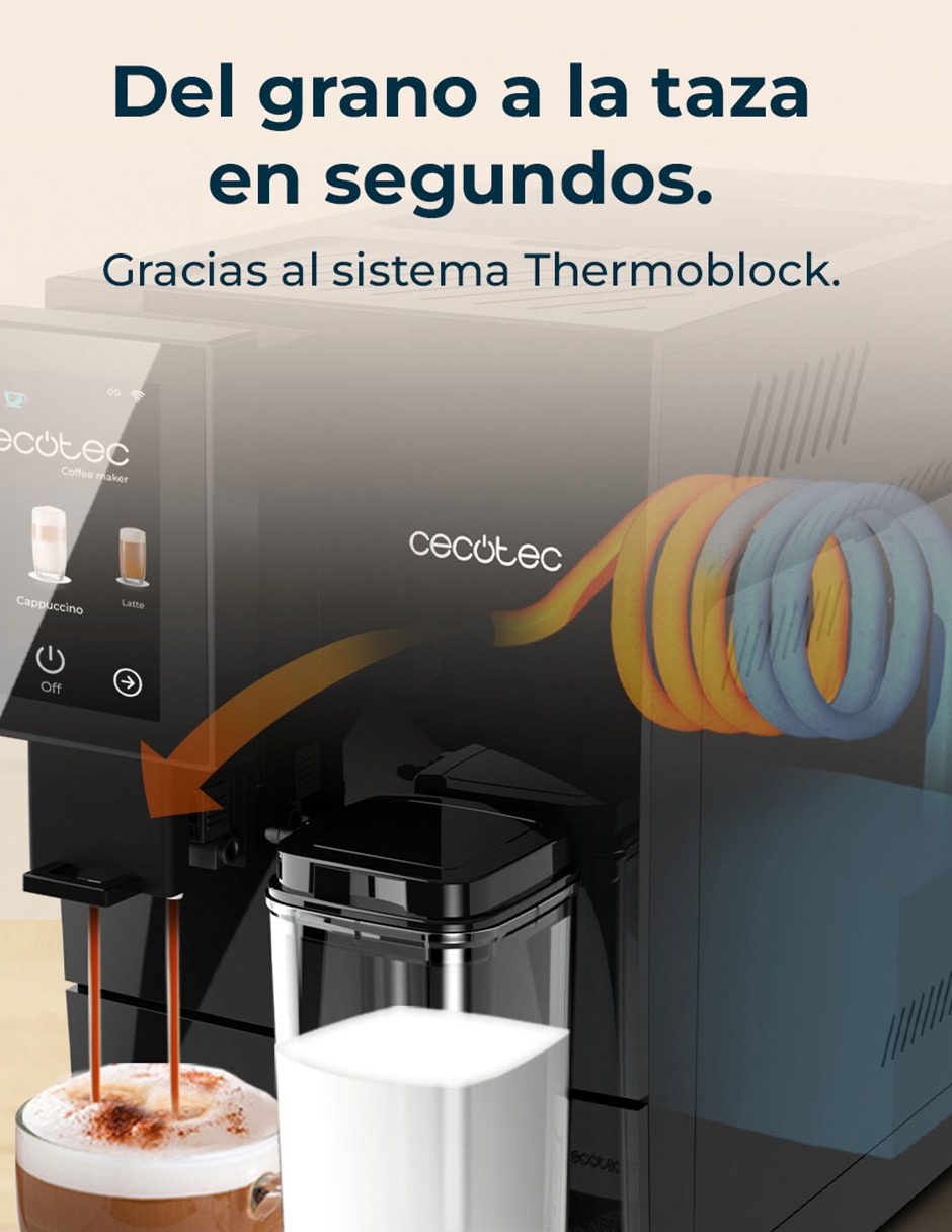 Cafetera con molino cecotec a01am01001460