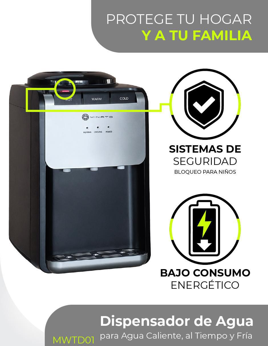 Dispensador de agua eléctrico MWTD01