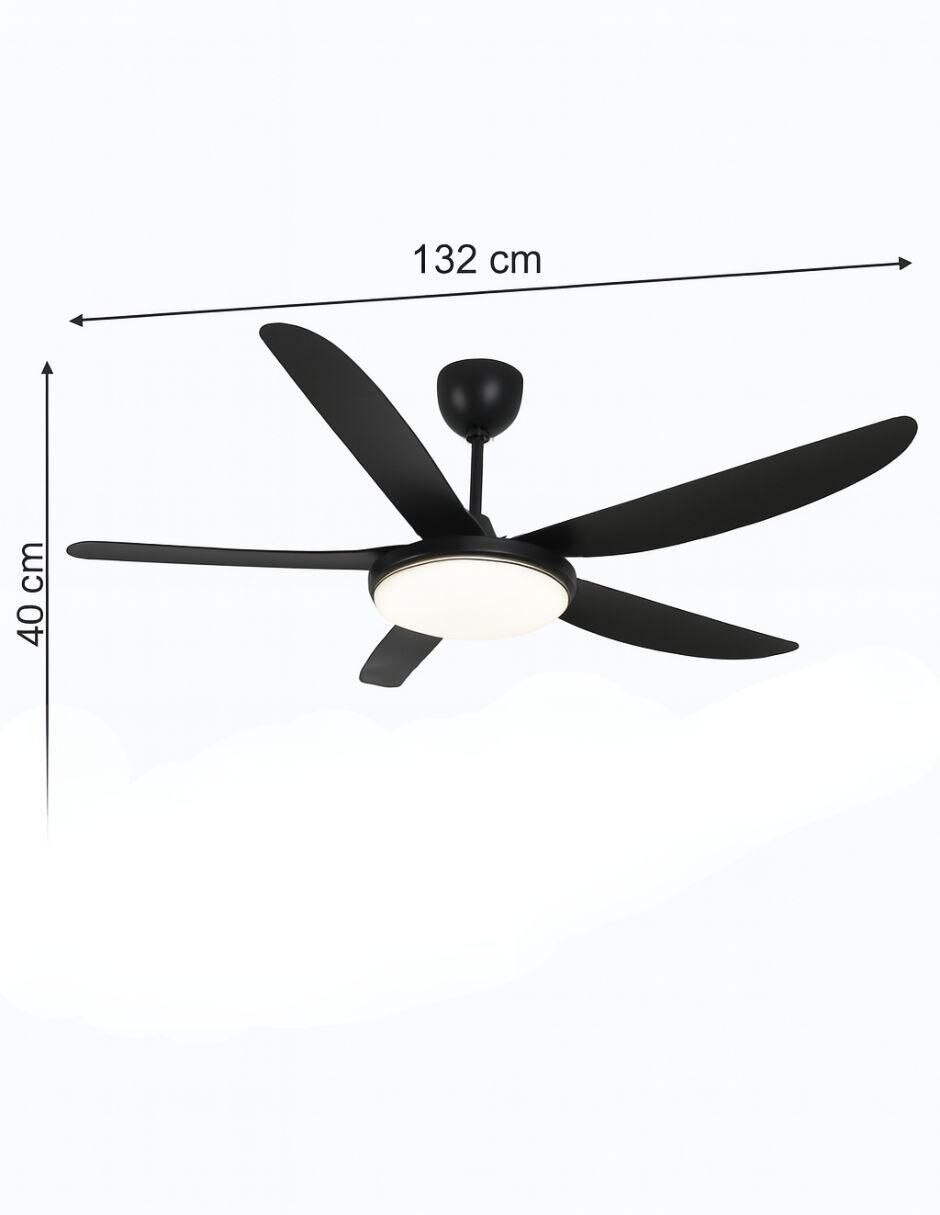Ventilador de techo Megaluz con control remoto 6 velocidades