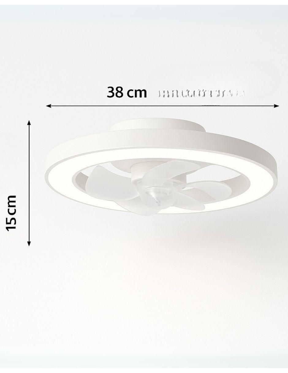 Ventilador de techo Megaluz con control remoto 4 velocidades