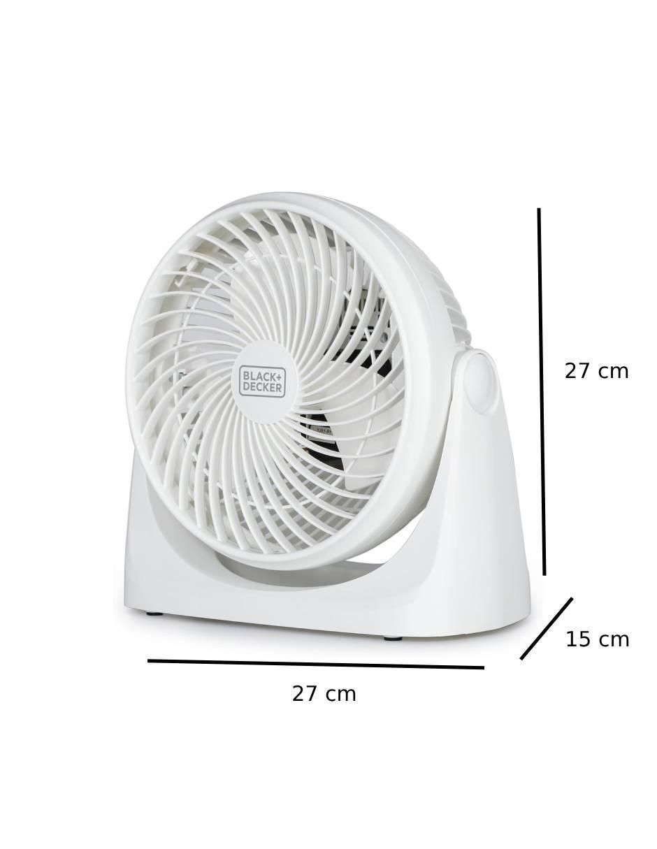 Ventilador de escritorio Black + Decker 3 velocidades