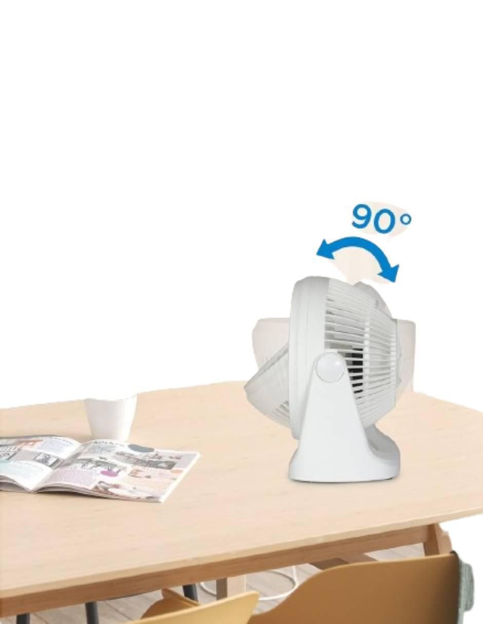 Ventilador de escritorio Black + Decker 3 velocidades